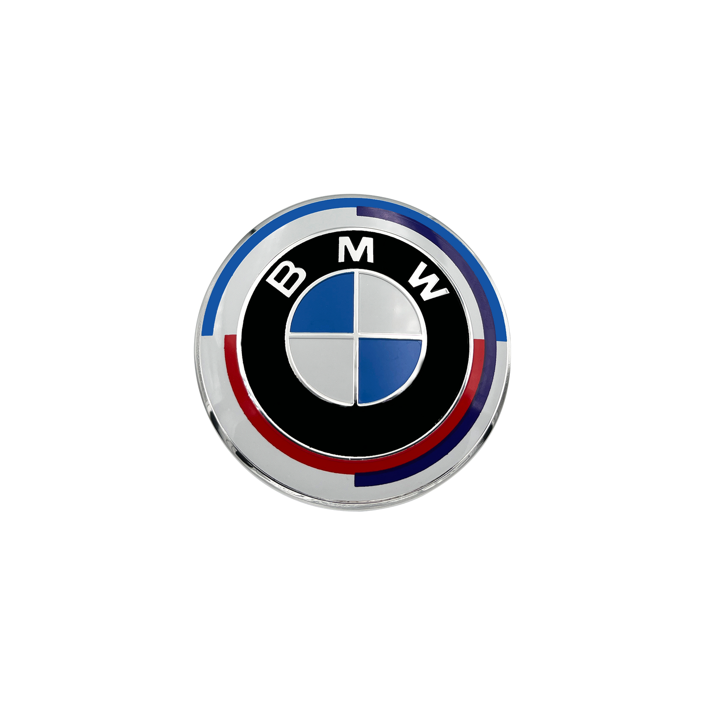 BMW-logo svart og hvit 82mm 