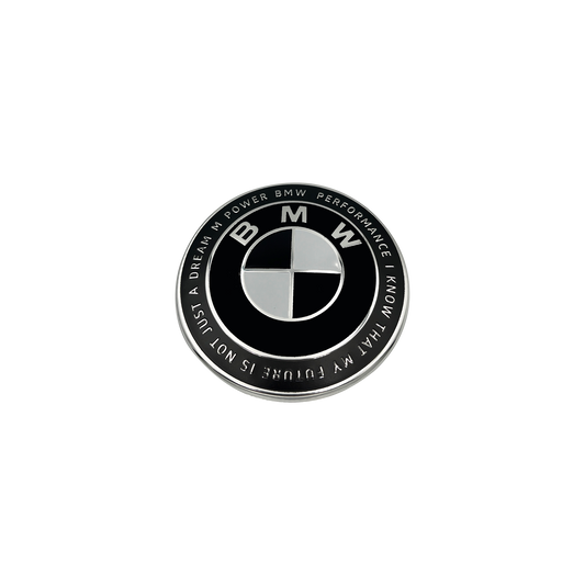 BMW M 50 års jubilæum Bag Logo 74mm