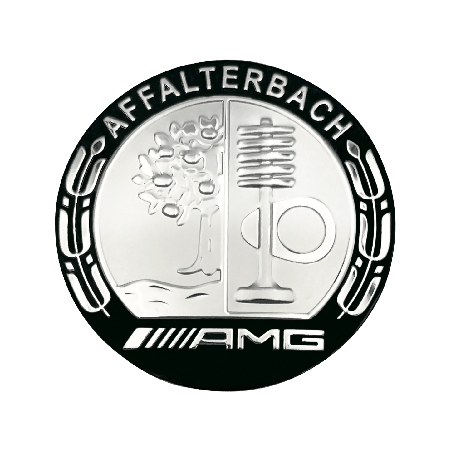 Sort Mercedes Affalterbach AMG Rat Logo Emblem 52mm