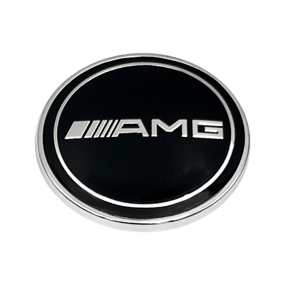 Sort Mercedes AMG Emblem til Kølerhjelm 57mm