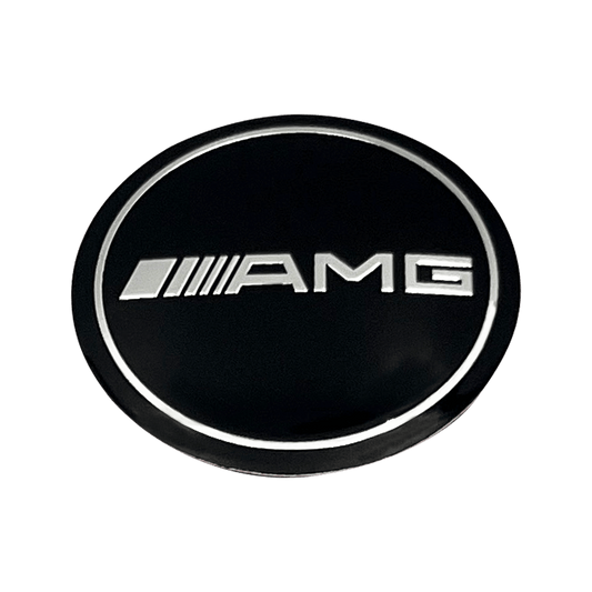 Sort Mercedes AMG Rat Logo Emblem 52mm