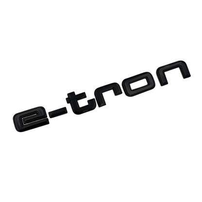 1 stk. Sort Audi E-tron Emblem