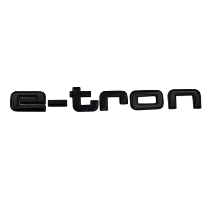 1 stk. Sort Audi E-tron Emblem