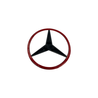 Mercedes Rear Star Logo Svart 82mm 