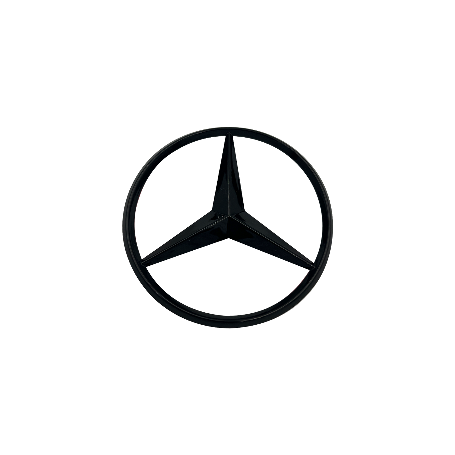 Mercedes Rear Star Logo Svart 82mm 