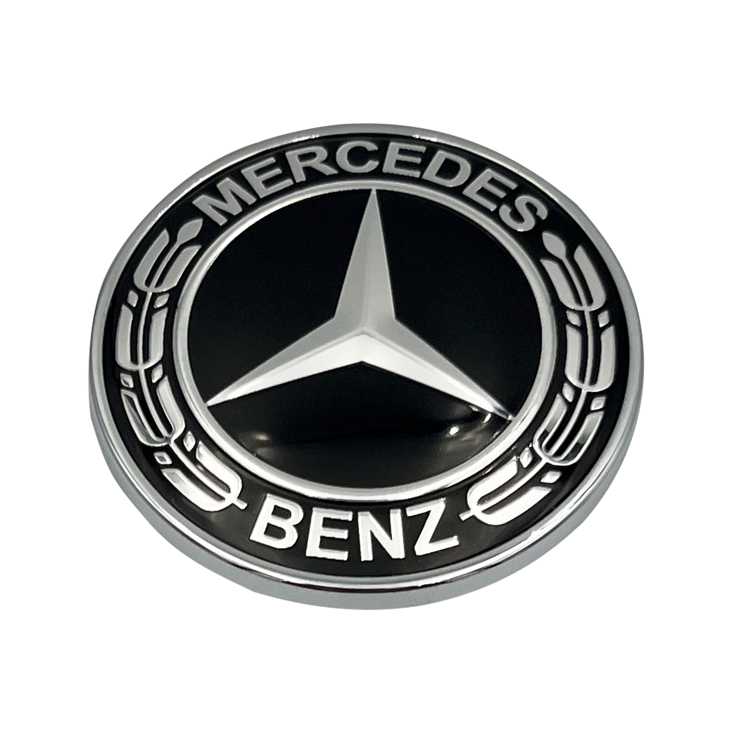 Sort Mercedes Emblem til Kølerhjelm 57mm