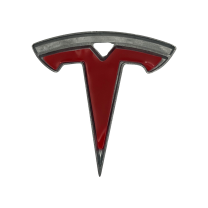 Tesla-rattlogo blank svart - modell S/X