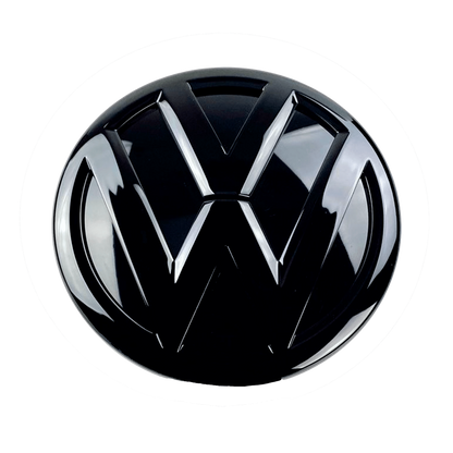 VW Golf 7 Front logo Sort 135mm 