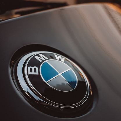 BMW Baklogo Blå &amp; Hvit 70mm 