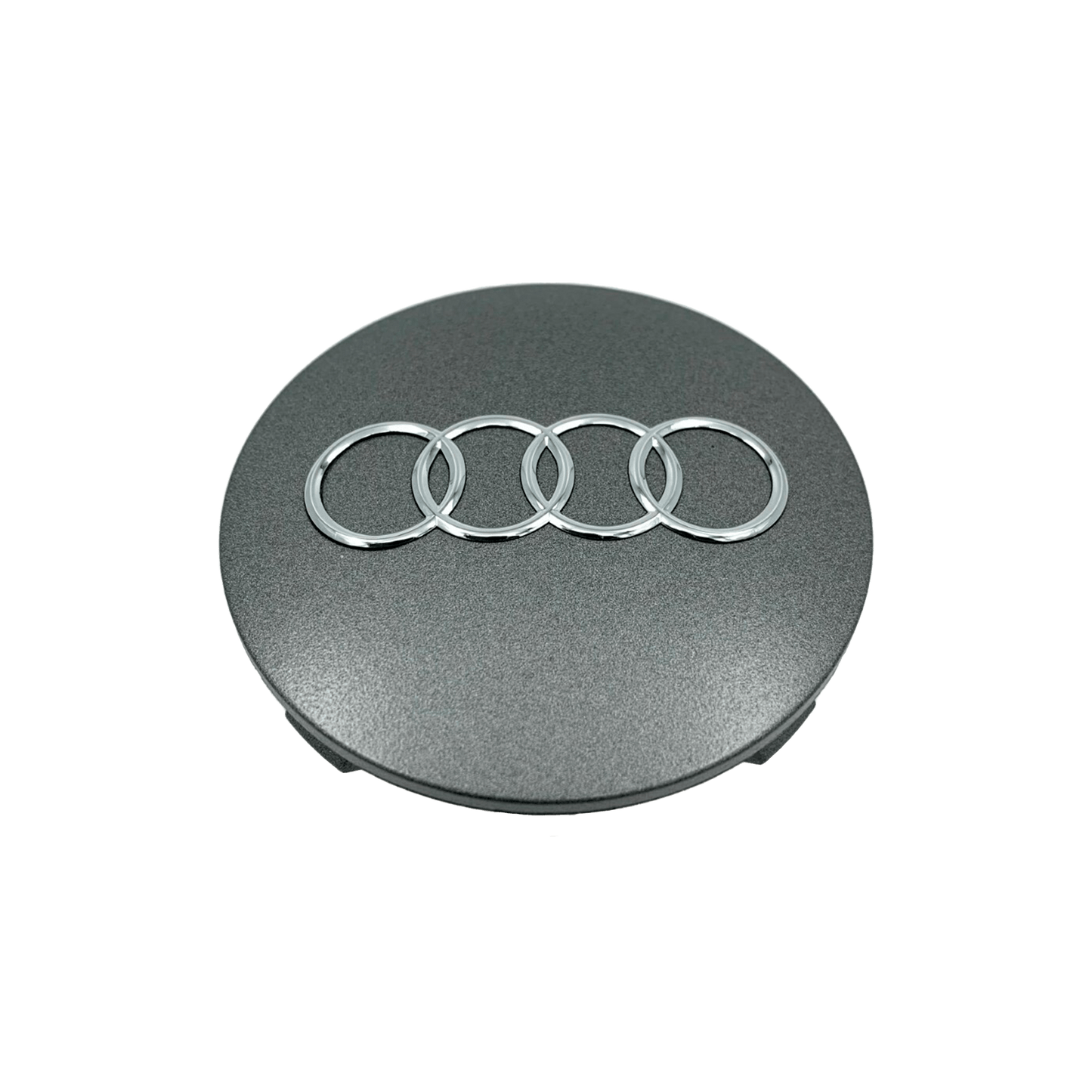 4 Stk. Chrome Audi Centerkapsler Sæt - Driverse - Centerkapsler - Driverse - Driverse - AD-OG-CK-CH-60 - 60mm - Chrome - -