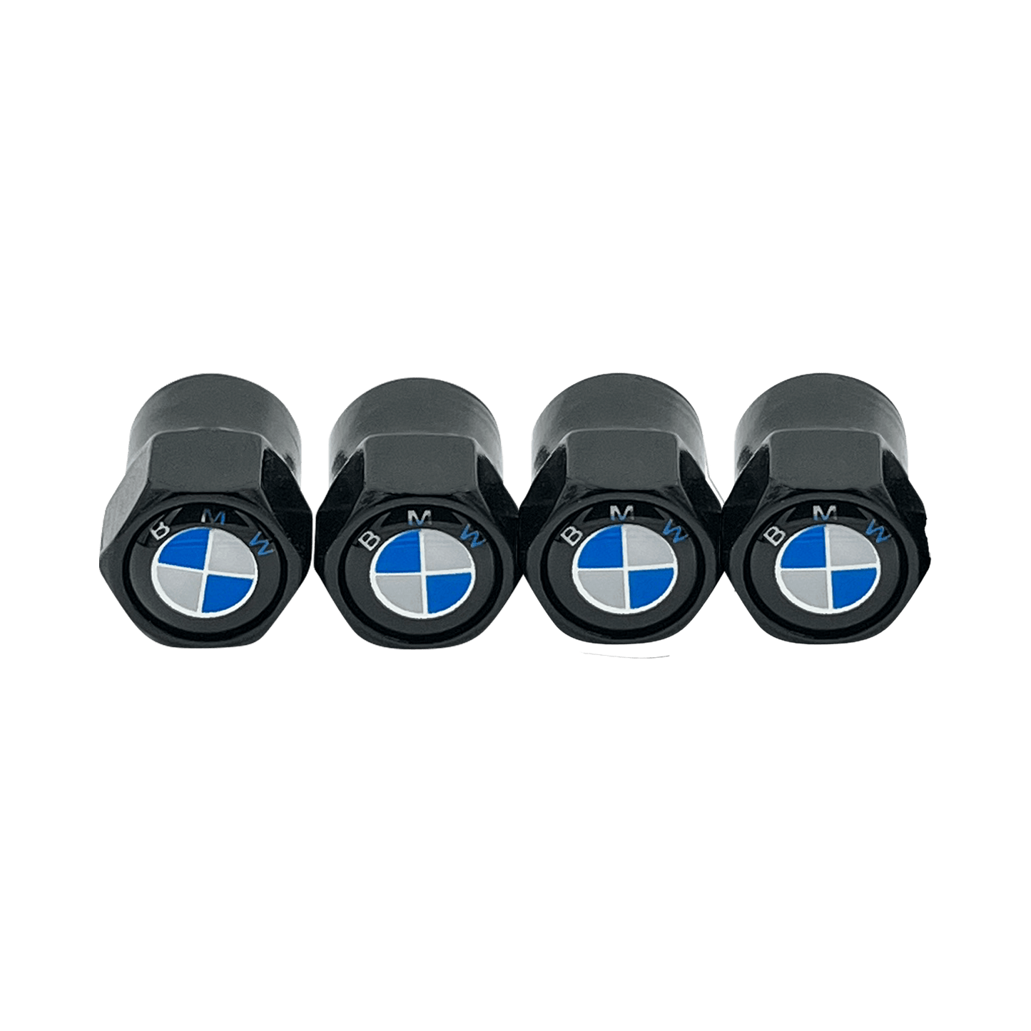 4 stk. BMW logo ventilhetter 