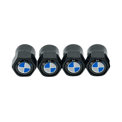 4 stk. BMW logo ventilhetter 