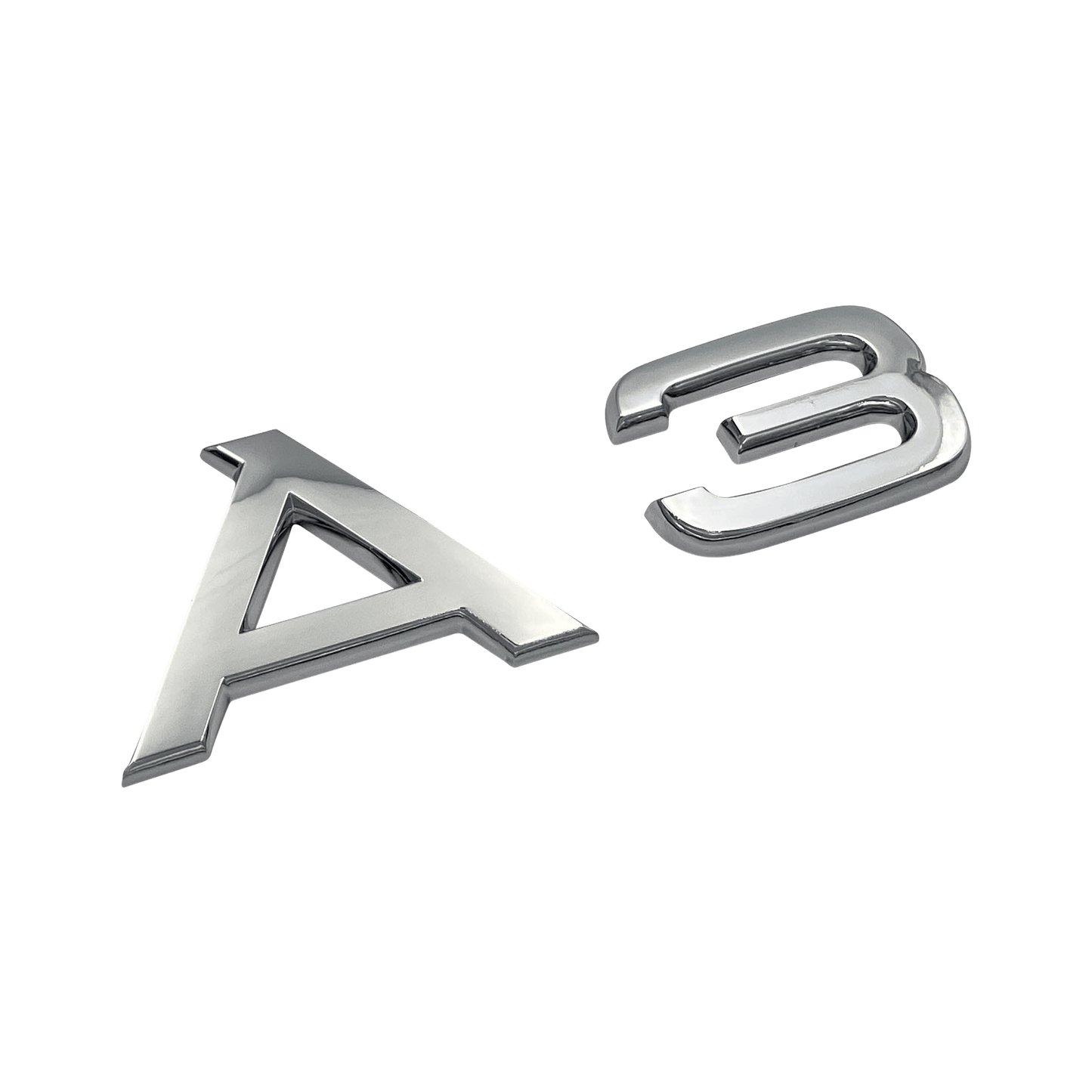 Chrome Audi A3 Emblem