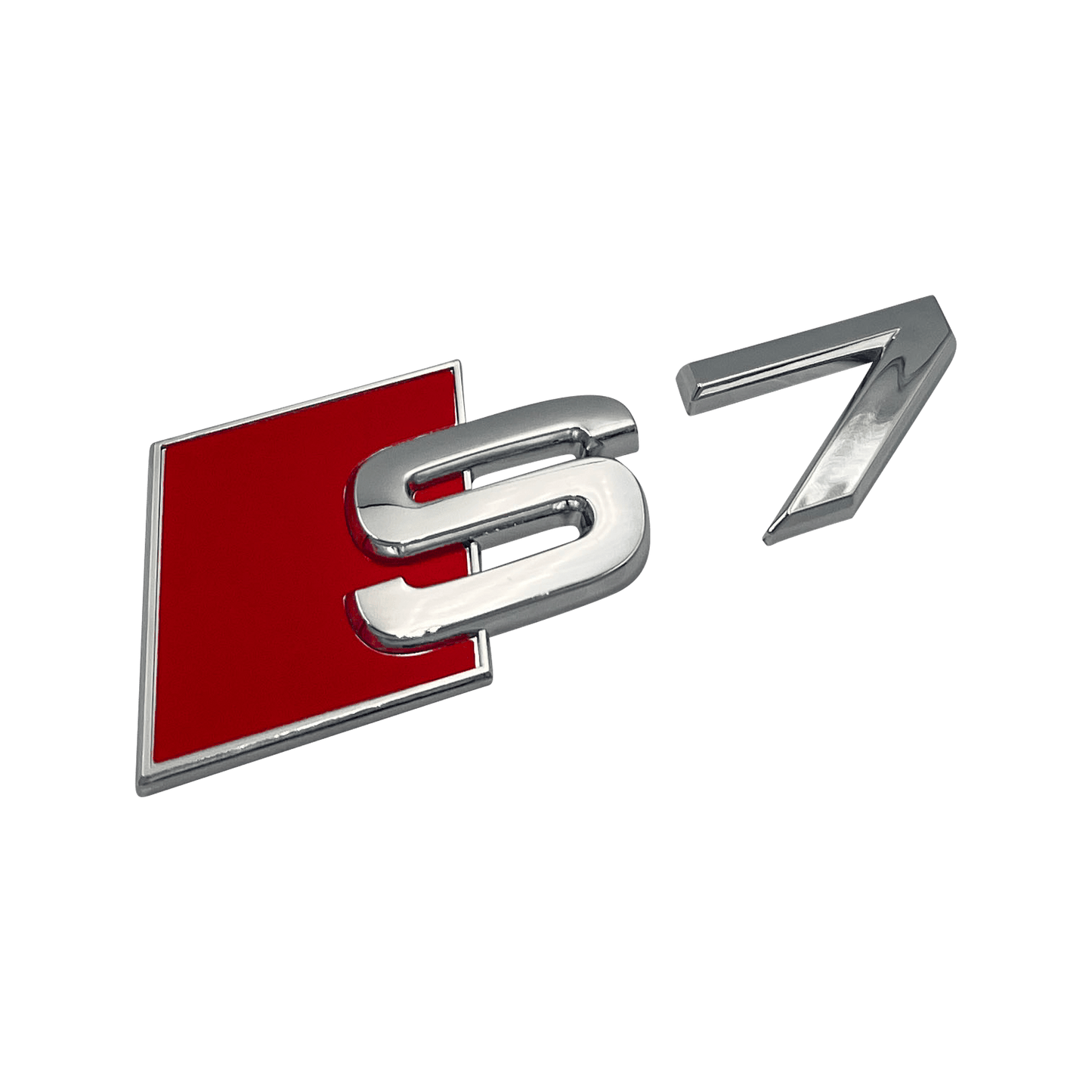 Krom Audi S7 bakre emblem