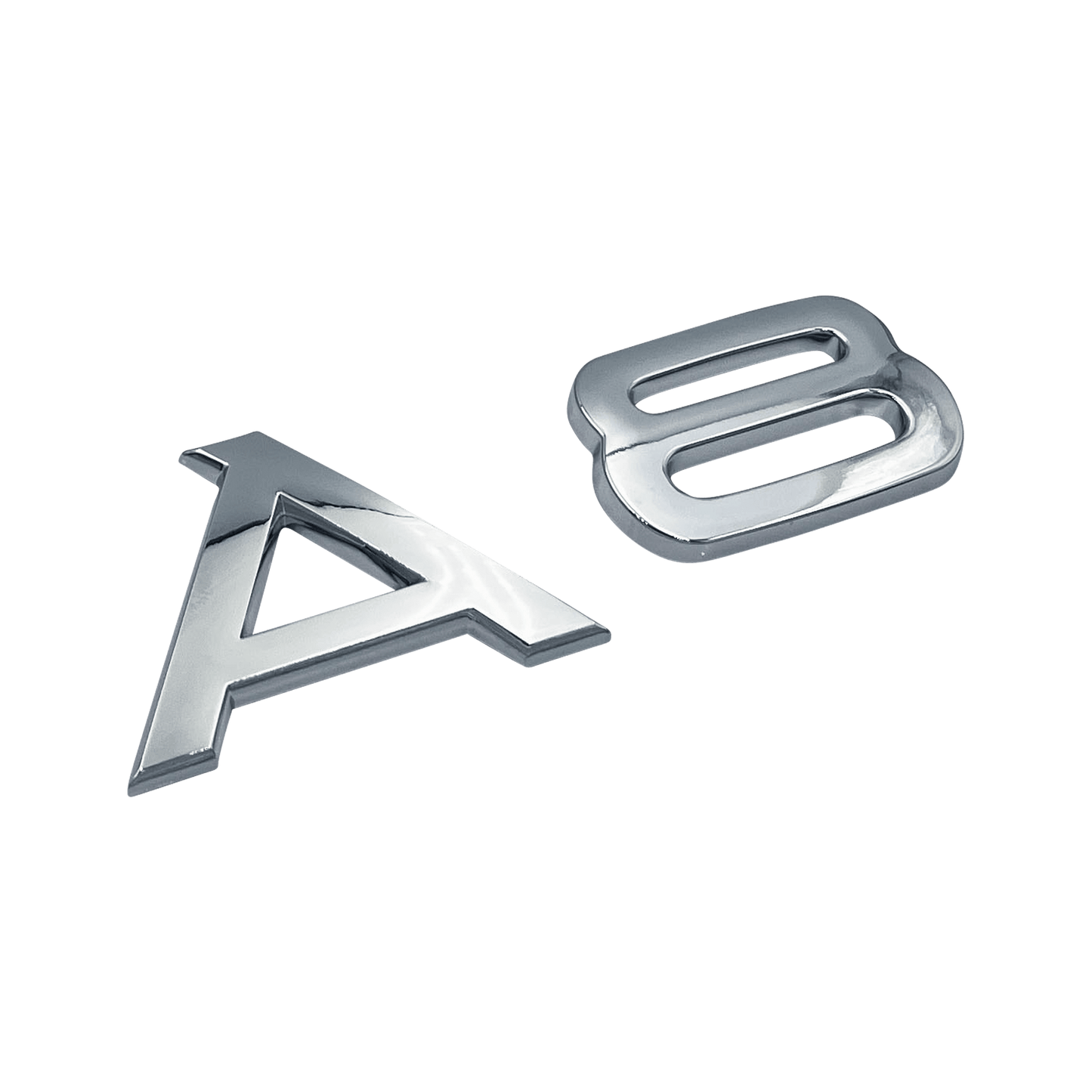 Krom Audi A8-emblem 