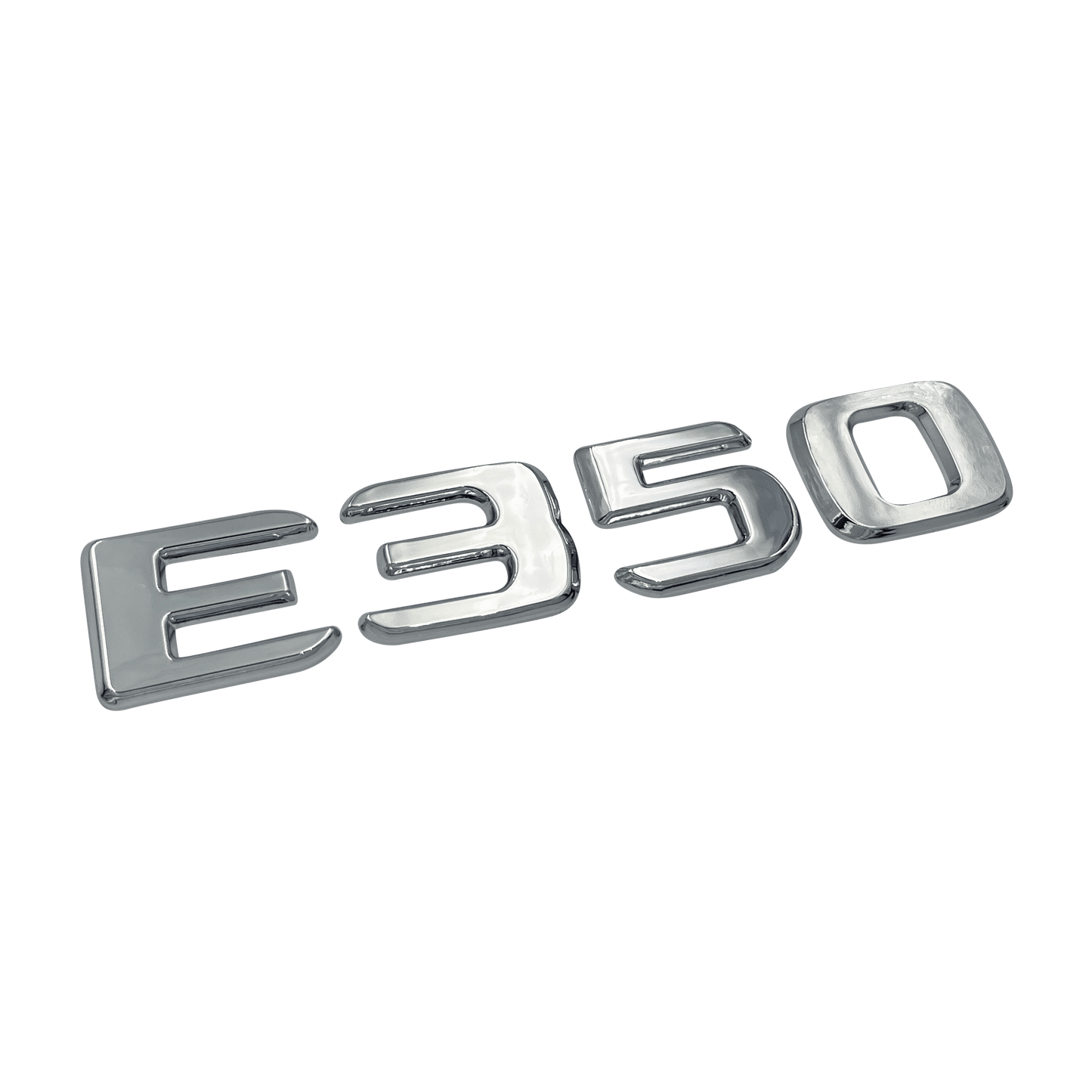 Chrome Mercedes E350 Emblem