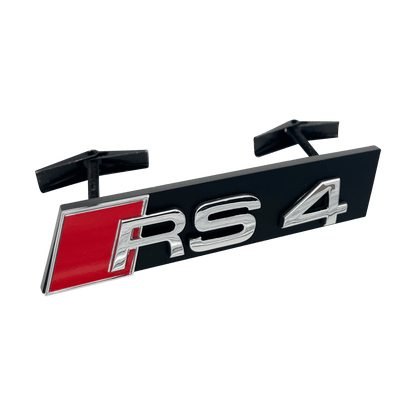 Chrome Audi RS4 Front Emblem