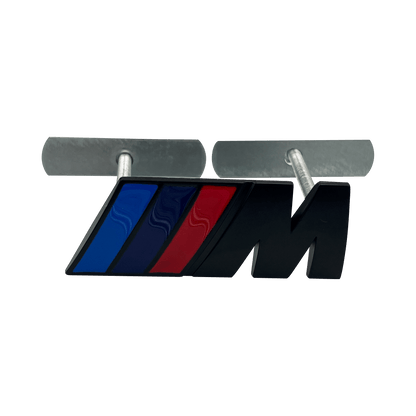 Svart BMW M-Sport foran emblem 