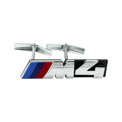 Chrome BMW M4 Front Emblem