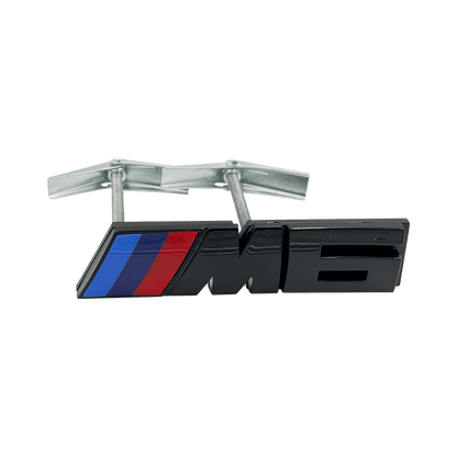 Svart BMW M6 Emblem foran