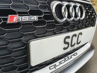 Chrome Audi RS4 Front Emblem